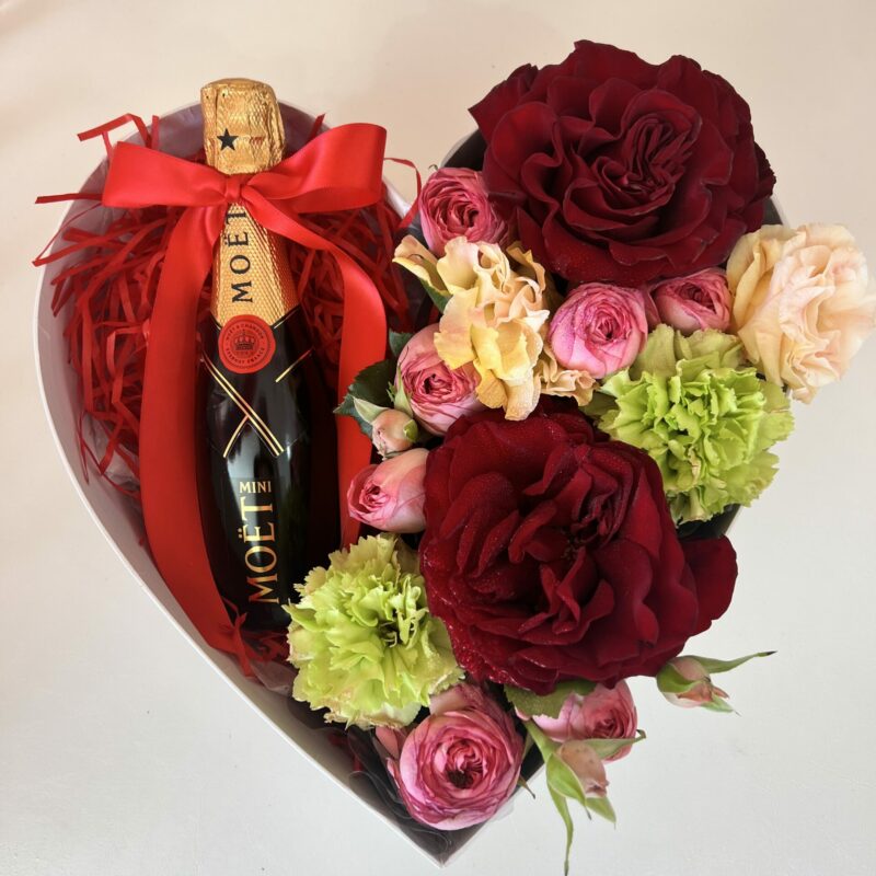 50 Red Roses with Crown bouquet - VBQ006 - Ideal Florist & Gift Shop